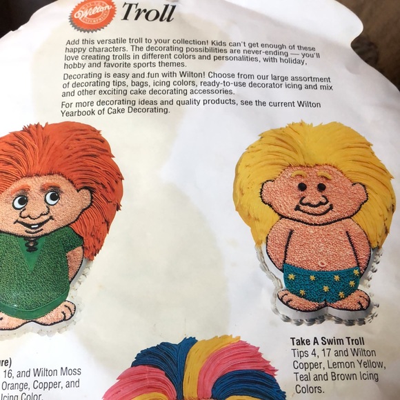 Vintage 1992 Wilton Cake Pan TROLL - Picture 8 of 9